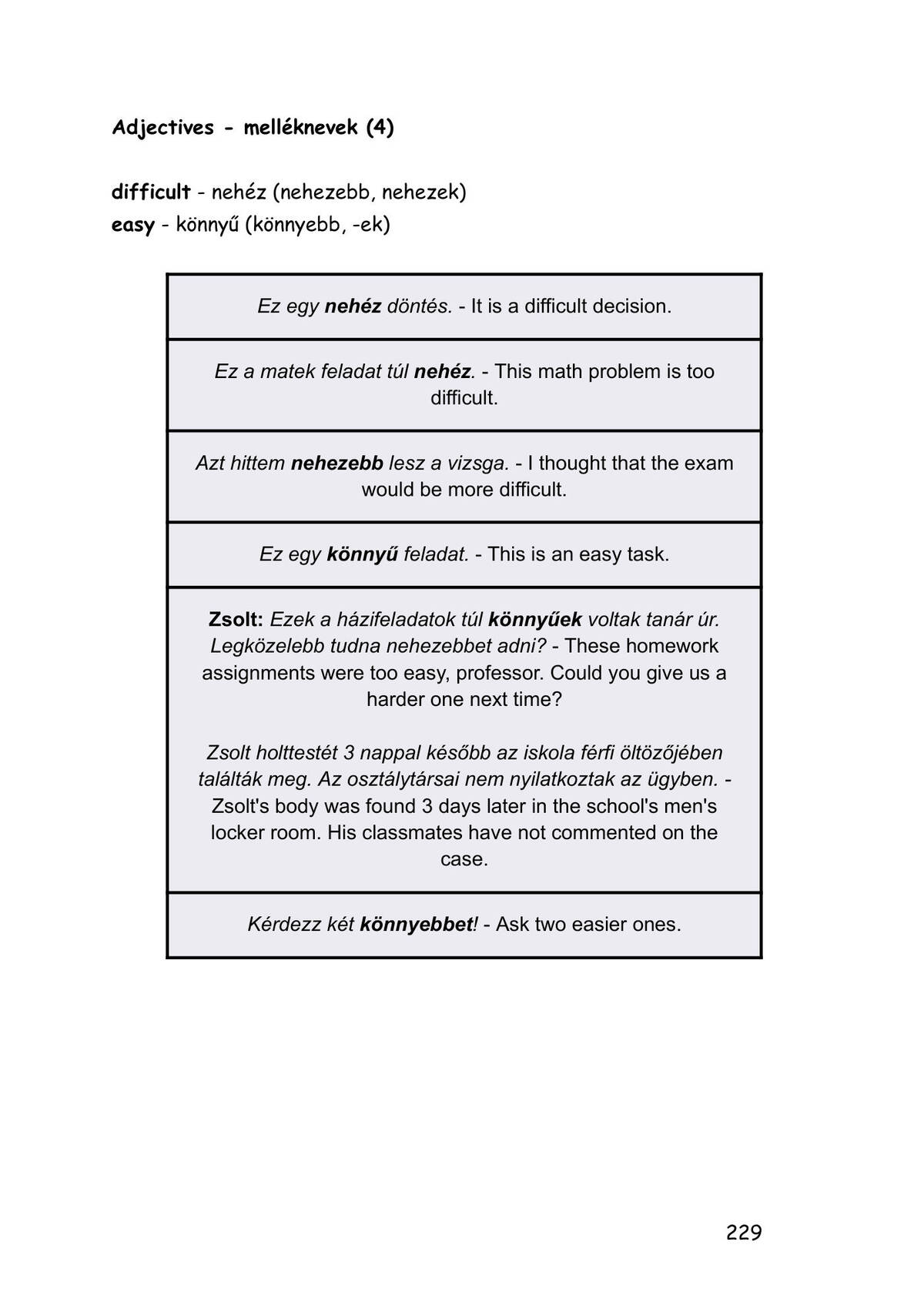 7. Lecke - oldal 229