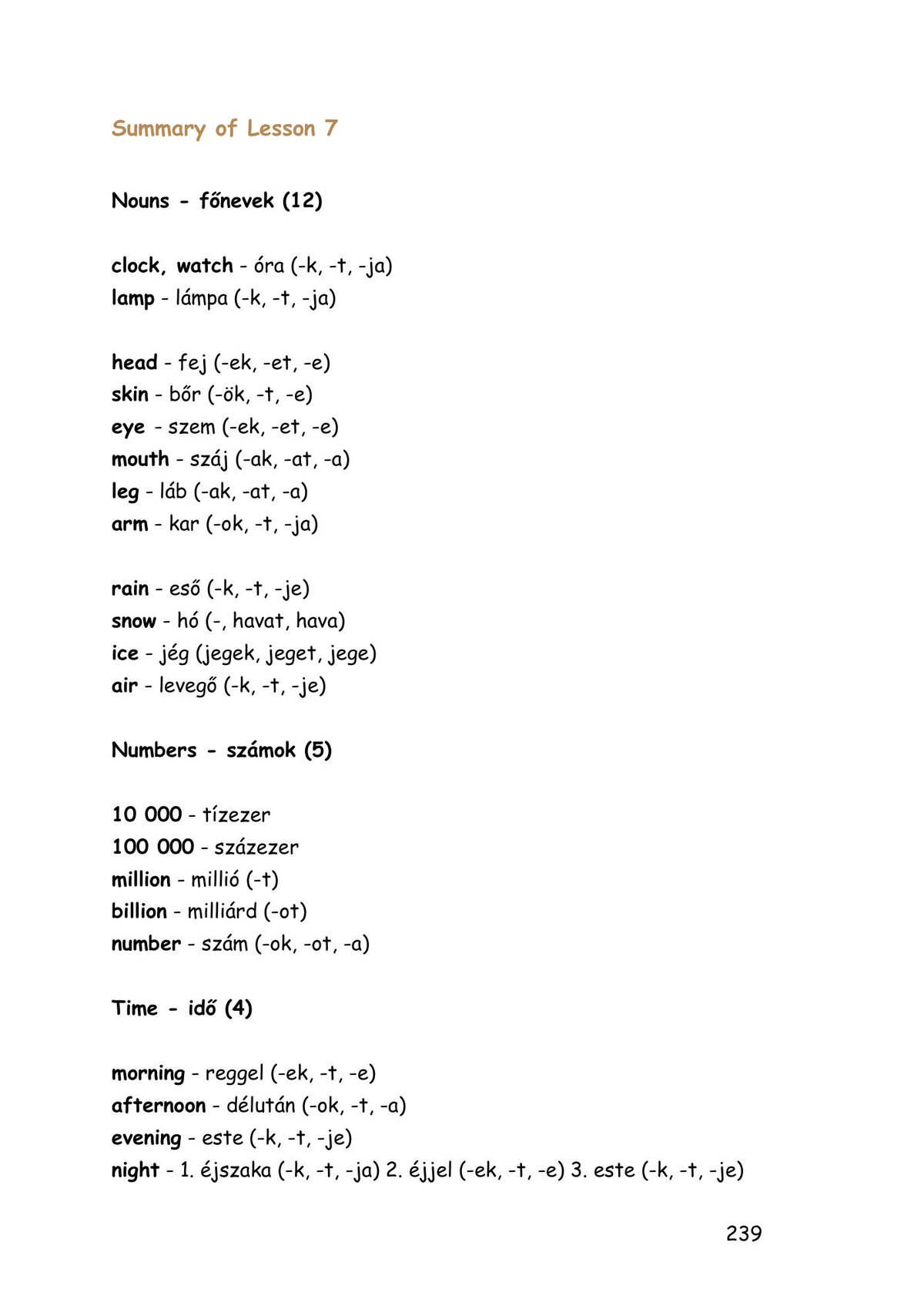 7. Lecke - oldal 239
